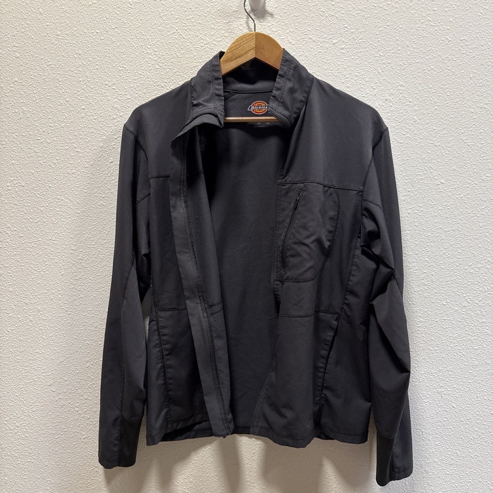 Dickies Collared Lightweight Gray Size Small Scrub Jacket Women's